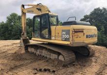 Rupsgraafmachines Komatsu PC200LC-7