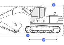Rupsgraafmachines Komatsu PC220-1