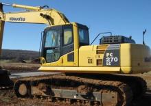 Rupsgraafmachines Komatsu PC270LC-6