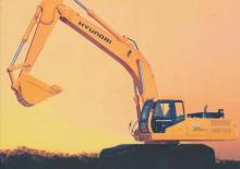 Rupsgraafmachines Hyundai R 320-3