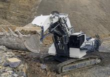 Rupsgraafmachines Liebherr R 9150 B 