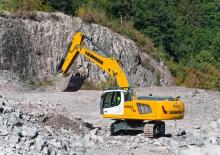 Rupsgraafmachines Liebherr R 950 SME