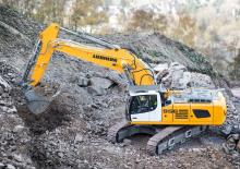 Rupsgraafmachines Liebherr R 956