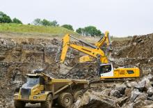 Rupsgraafmachines Liebherr R 960 SME Litronic 