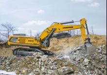 Rupsgraafmachines Liebherr R 966