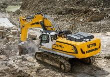 Rupsgraafmachines Liebherr R 976