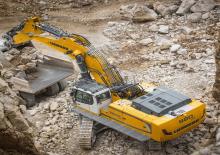 Rupsgraafmachines Liebherr R 980 SME Litronic
