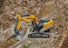 Rupsgraafmachines Liebherr R 998 SME Litronic 