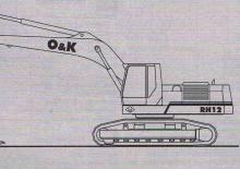 Rupsgraafmachines O&K RH 12