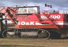 Rupsgraafmachines Terex RH 400
