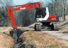 Rupsgraafmachines O&K RH City