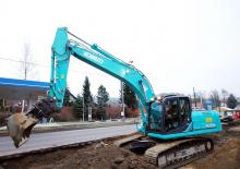 Rupsgraafmachines Kobelco SK 260 NLC 9