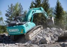 Rupsgraafmachines Kobelco SK 300 NLC 10
