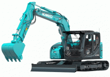 Rupsgraafmachines Kobelco SK 75 SRN 7
