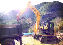 Rupsgraafmachines Kobelco SK 85 CS 7