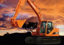 Rupsgraafmachines Doosan Solar 155 LC-V