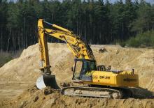 Rupsgraafmachines Sennebogen SR 28