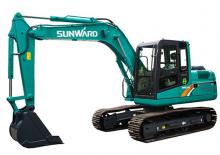 Rupsgraafmachines Sunward SWE100E 
