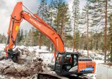 Rupsgraafmachines Hitachi ZH210-5 HYBRID