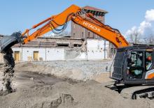 Rupsgraafmachines Hitachi ZX130-7