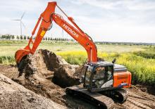 Rupsgraafmachines Hitachi ZX160LC-5G