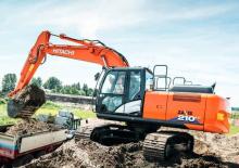 Rupsgraafmachines Hitachi ZX210-6