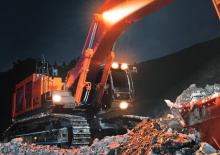 Rupsgraafmachines Hitachi ZX870-5G