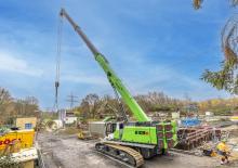 Rupskranen - Telescooparm Sennebogen 6103 E