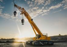 Rupskranen - Telescooparm Liebherr LTR 1150