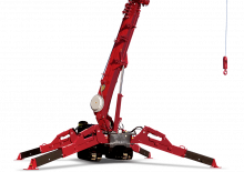 Rupskranen - Telescooparm UNIC URW-806-3