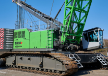 Rupskranen - Traliearm Sennebogen 6300E