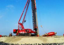 Rupskranen - Traliearm Hitachi CX 1100