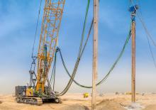Rupskranen - Traliearm Liebherr LR 1130.1