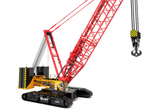 Rupskranen - Traliearm Sany SCC12500A