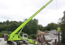 Rupskranen - Telescooparm Sennebogen 683 R
