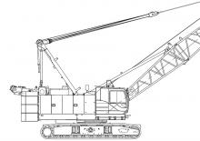Rupskranen - Traliearm Manitowoc 10000 E-1