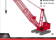 Rupskranen - Traliearm Manitowoc 15000 E