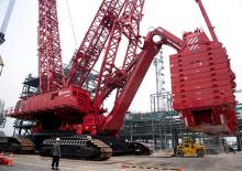 Rupskranen - Traliearm Manitowoc 31000