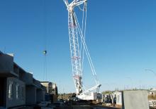 Rupskranen - Traliearm Liebherr LR 1200