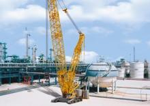 Rupskranen - Traliearm Liebherr LR 1500