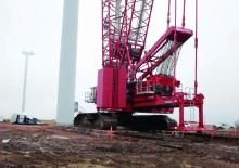 Rupskranen - Traliearm Manitowoc MLC650