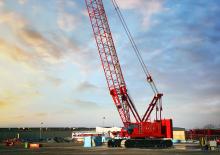 Rupskranen - Traliearm Manitowoc MLC150-1