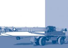 Ruwterrein-kranen RIGO RT 500