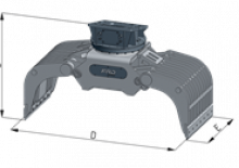 Sloopsorteergrijpers FRD FMP35-PL 