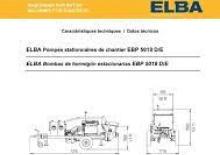 Stationaire betonpompen Elba EBP 5018 D