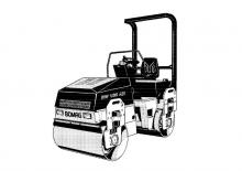 Tandemtrilwalsen Bomag BW 138 AD
