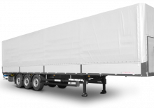 Tarpaulin platform semi-opleggers Schwarzmüller 3-axle platform semitrailer