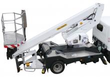 Telescoophoogwerkers op vrachtwagens Palfinger P 170 TXE-E Plus