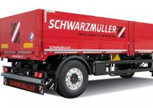 Tipper opleggers Schwarzmüller 2-axle platform trailer - building materials