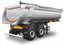 Tipper semi-oplegger Schwarzmüller 2-axle steel segment tipper semitrailer